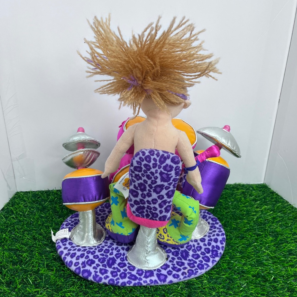 Manhattan Toy Groovy Girls Siri Doll with Plush Drum Set Leopard Print - Picture 2 of 5